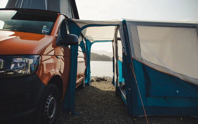 Vango Tolga Aufblasbares Busvorzelt Blau – Bild 2