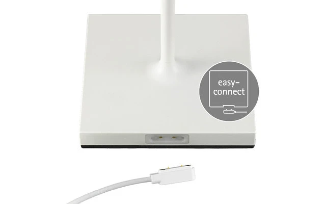 Sigor Nuindie Outdoor Akku-Tischleuchte Rund 380mm Weiß