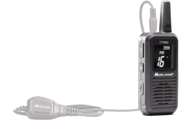 Midland 777 Pro PMR446 Sprechfunkgeräte 2 Stück Inkl. Akkus Und Ladegerät – Bild 5
