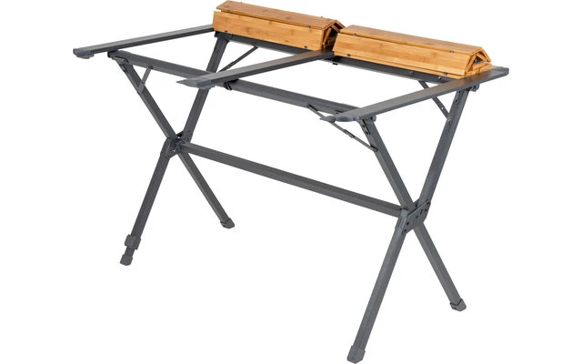 Bo-Camp Urban Outdoor Maryland Bambus Alu Rolltisch – Bild 2