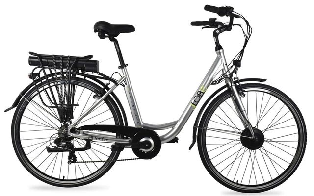 LLobe SilverLine City-E-Bike 28 Zoll 10 Ah Silber – Bild 3