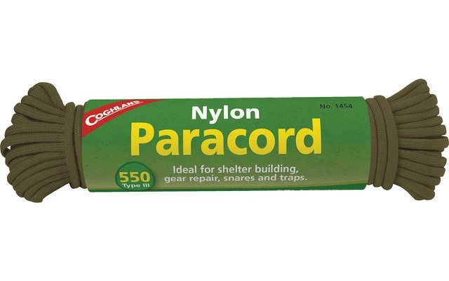 Coghlans Paracord Fallschirmseil 15,25 M Neon Orange – Bild 2