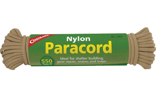 Coghlans Paracord Fallschirmseil 15,25 M Neon Orange – Bild 3
