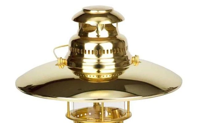 Petromax Reflektorschirm Vergoldet Für Petromax Lampe HK350/HK500