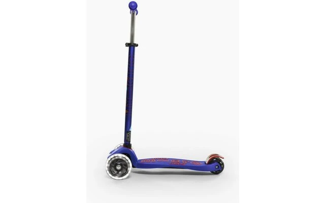 Micro Maxi Deluxe LED Kinder Kickboard Blau