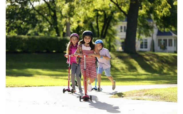 Micro Maxi Deluxe Kinder Kickboard Blau – Bild 4