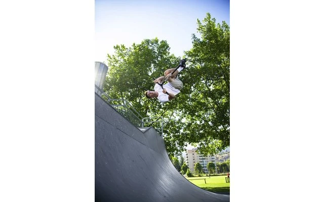 Micro Ramp Freestyle Kinder Scooter Schwarz – Bild 6