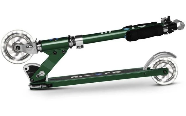 Micro Sprite LED Klappbarer Aluminium Scooter Mit LED-Rollen Autumn Rot