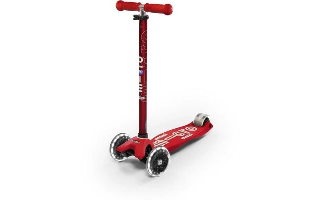 Micro Maxi Deluxe LED Kinder Kickboard Blau – Bild 7