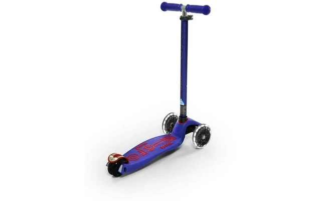 Micro Maxi Deluxe LED Kinder Kickboard Rot – Bild 4