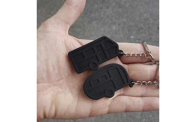 Pufz Schlüsselring Wohnmobil Grau – Bild 2