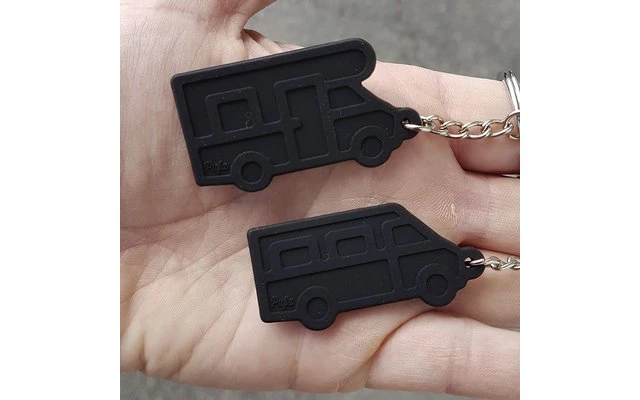 Pufz Schlüsselring Wohnmobil Grau – Bild 4