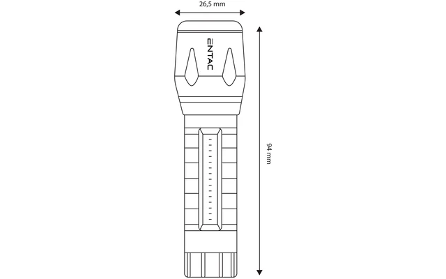 Entac Mini Taschenlampe 3 W Und COB Wiederaufladbar