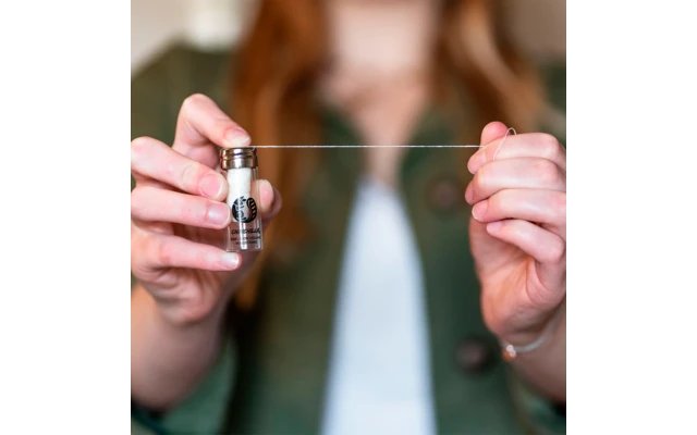 Chinchilla Vegane Zahnseide Zum Nachfüllen Plastikfrei 30 Meter – Bild 3