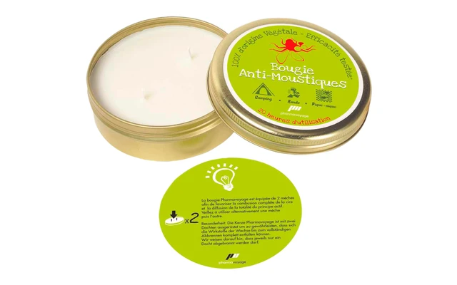 Pharmavoyage Pflanzliche Anti Mücken Kerze 170 G – Bild 3