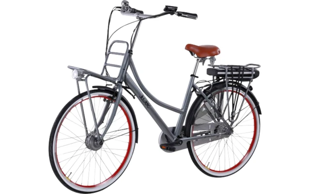 Llobe Rosendaal 3 Lady City E-Bike 28 Zoll Grau 13 Ah – Bild 3