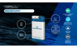 HydraCell Mini-Notlicht Grau/blau Einzelpack