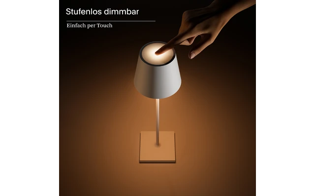 Sigor Akku-Tischleuchte Nuindie 380 Mm Tannengrün – Bild 3